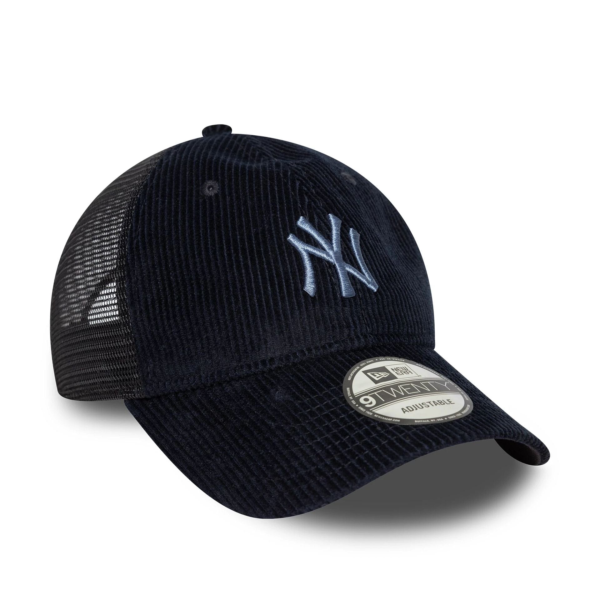 This is a New York Yankees MLB Cord Navy 9TWENTY Trucker Adjustable Cap 3