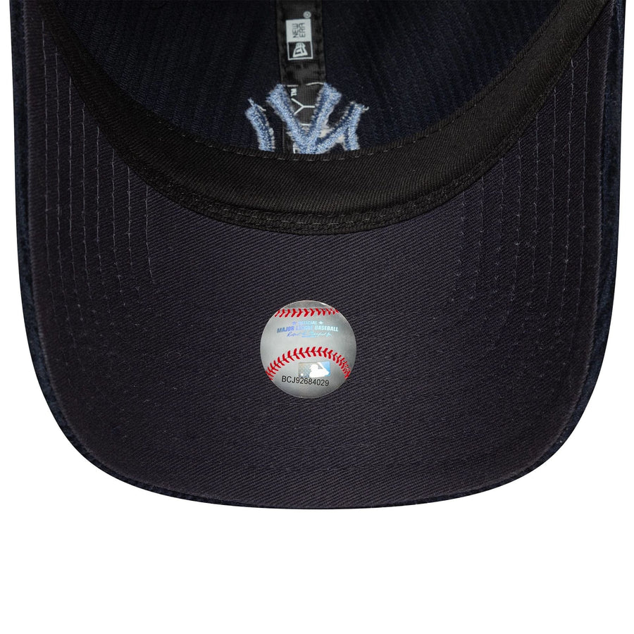 This is a New York Yankees MLB Cord Navy 9TWENTY Trucker Adjustable Cap 5