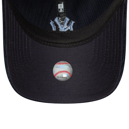 This is a New York Yankees MLB Cord Navy 9TWENTY Trucker Adjustable Cap 5