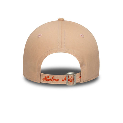 This is a Youth New Era Location Pastel Orange 9TWENTY Adjustable Cap 4