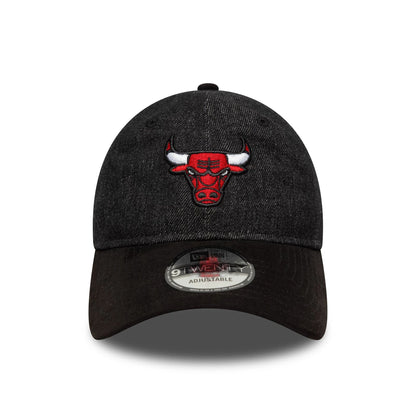 This is a Chicago Bulls NBA Denim Black 9TWENTY Adjustable Cap 2