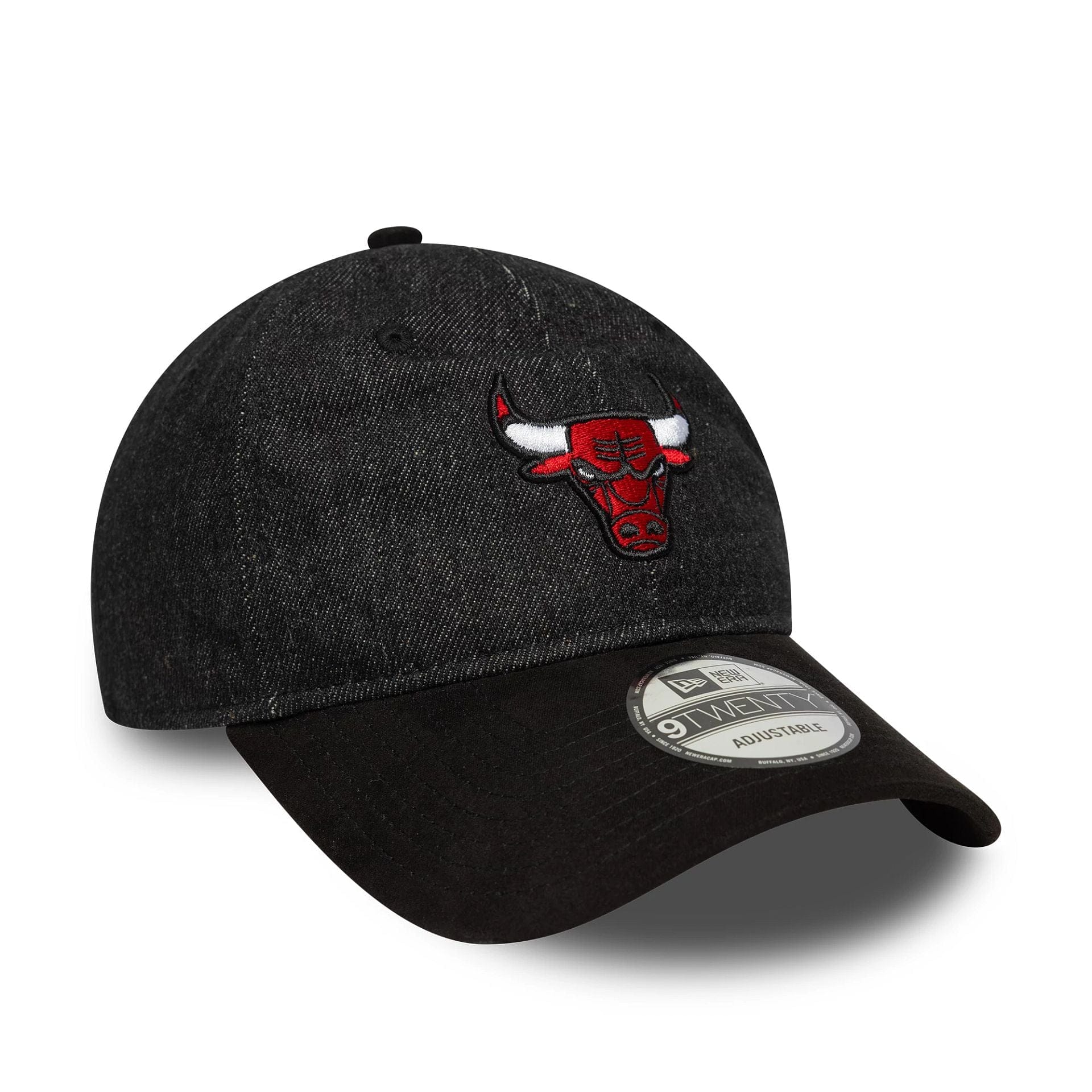 This is a Chicago Bulls NBA Denim Black 9TWENTY Adjustable Cap 3