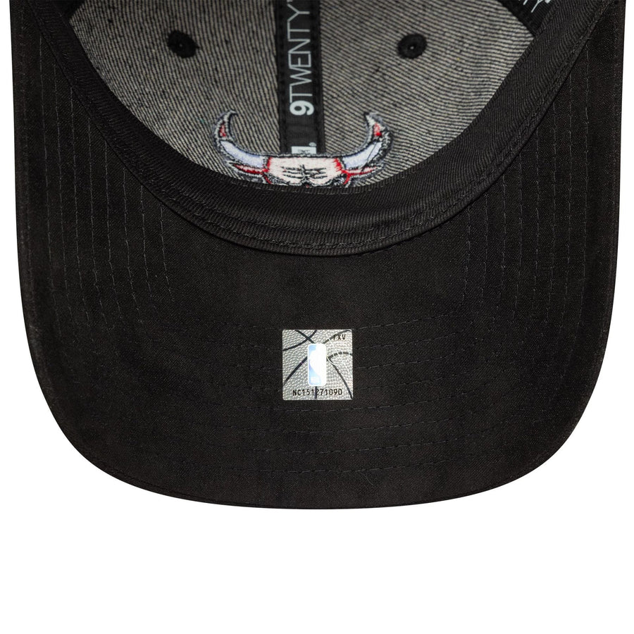 This is a Chicago Bulls NBA Denim Black 9TWENTY Adjustable Cap 5