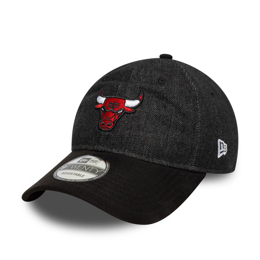 This is a Chicago Bulls NBA Denim Black 9TWENTY Adjustable Cap 1