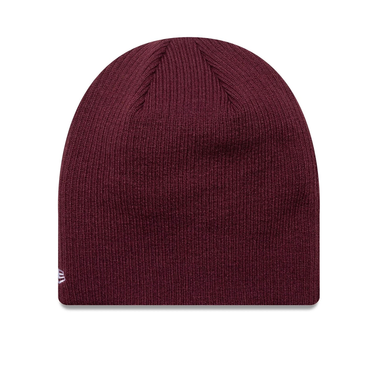 This is a LA Dodgers MLB Essential Dark Red Skull Knit Beanie Hat 2