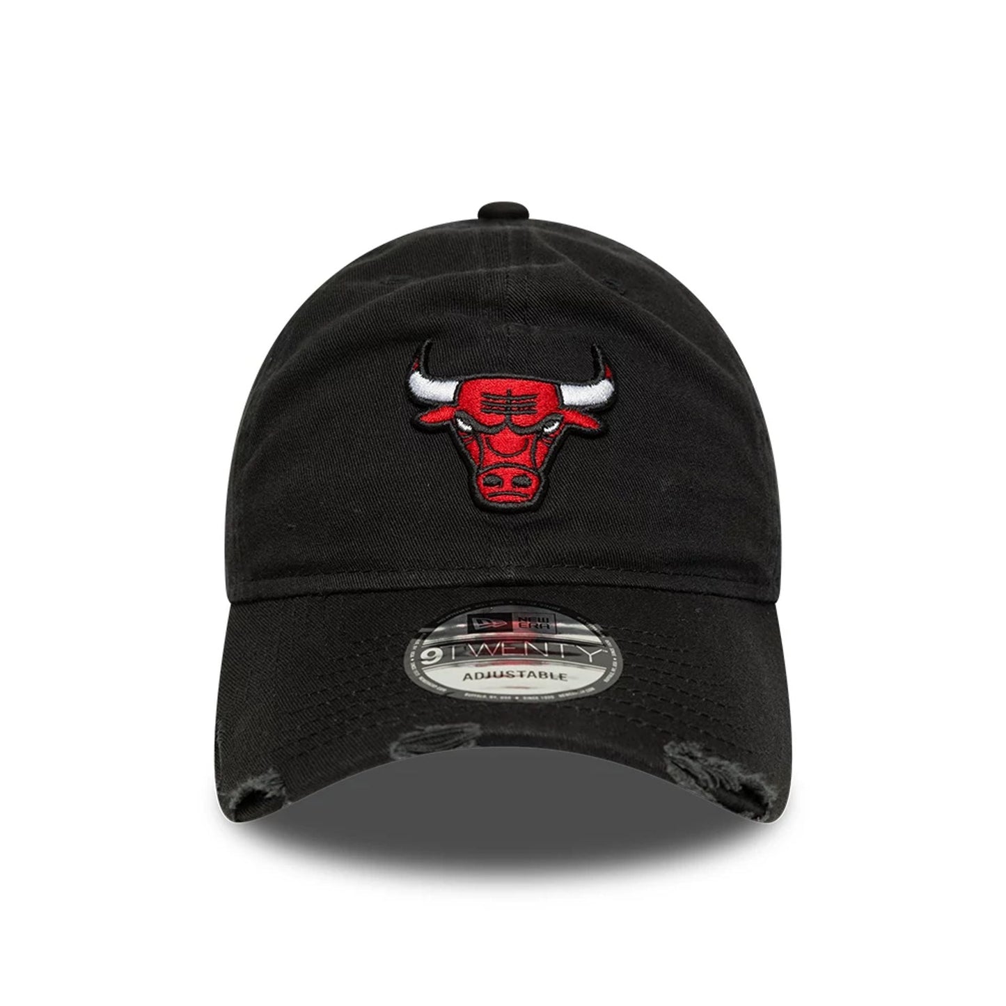 This is a Chicago Bulls NBA Wash Distress Black 9TWENTY Adjustable Cap 2