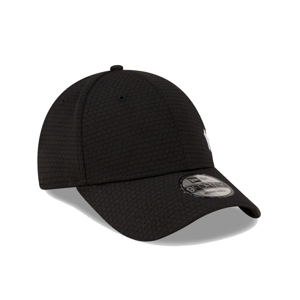 This is a New York Yankees MLB Flawless Mesh Black 9FORTY Adjustable Cap. 1