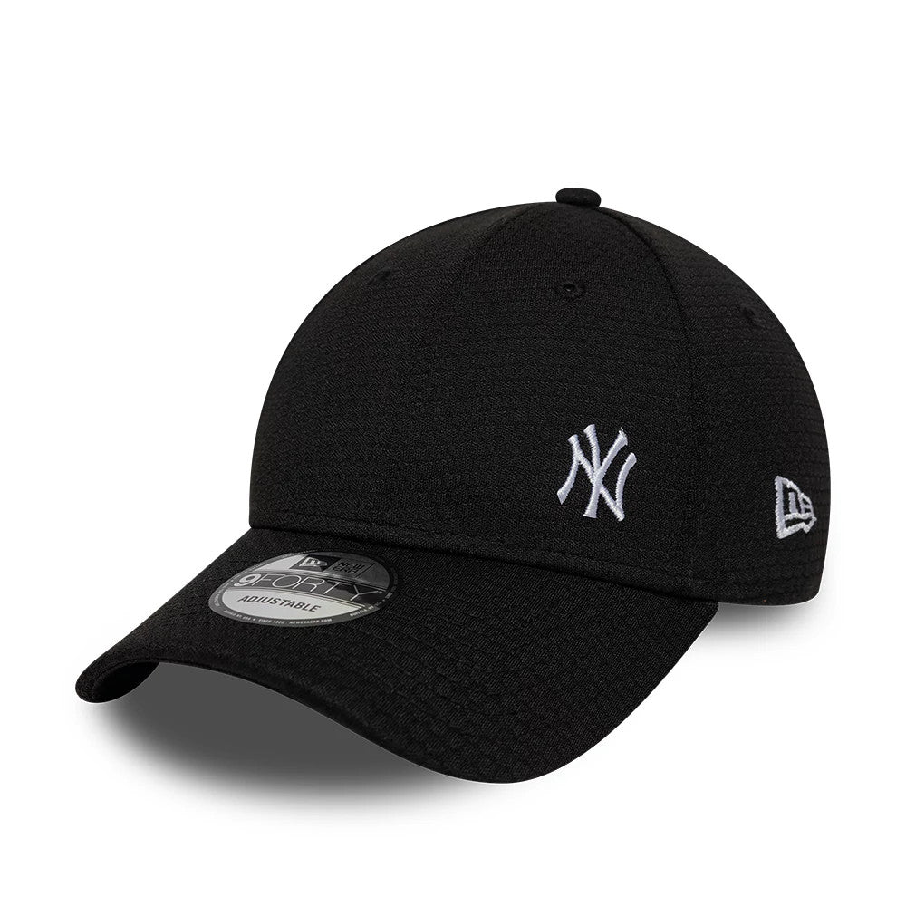 This is a New York Yankees MLB Flawless Mesh Black 9FORTY Adjustable Cap. 1