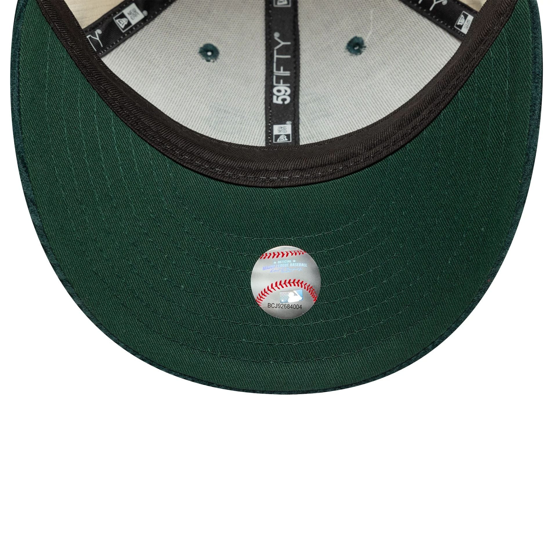 This is a Oakland Athletics MLB Cord Cream Low Profile 59FIFTY Fitted Cap 4