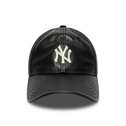 This is a New York Yankees MLB Leather Black 9TWENTY Adjustable Cap 2