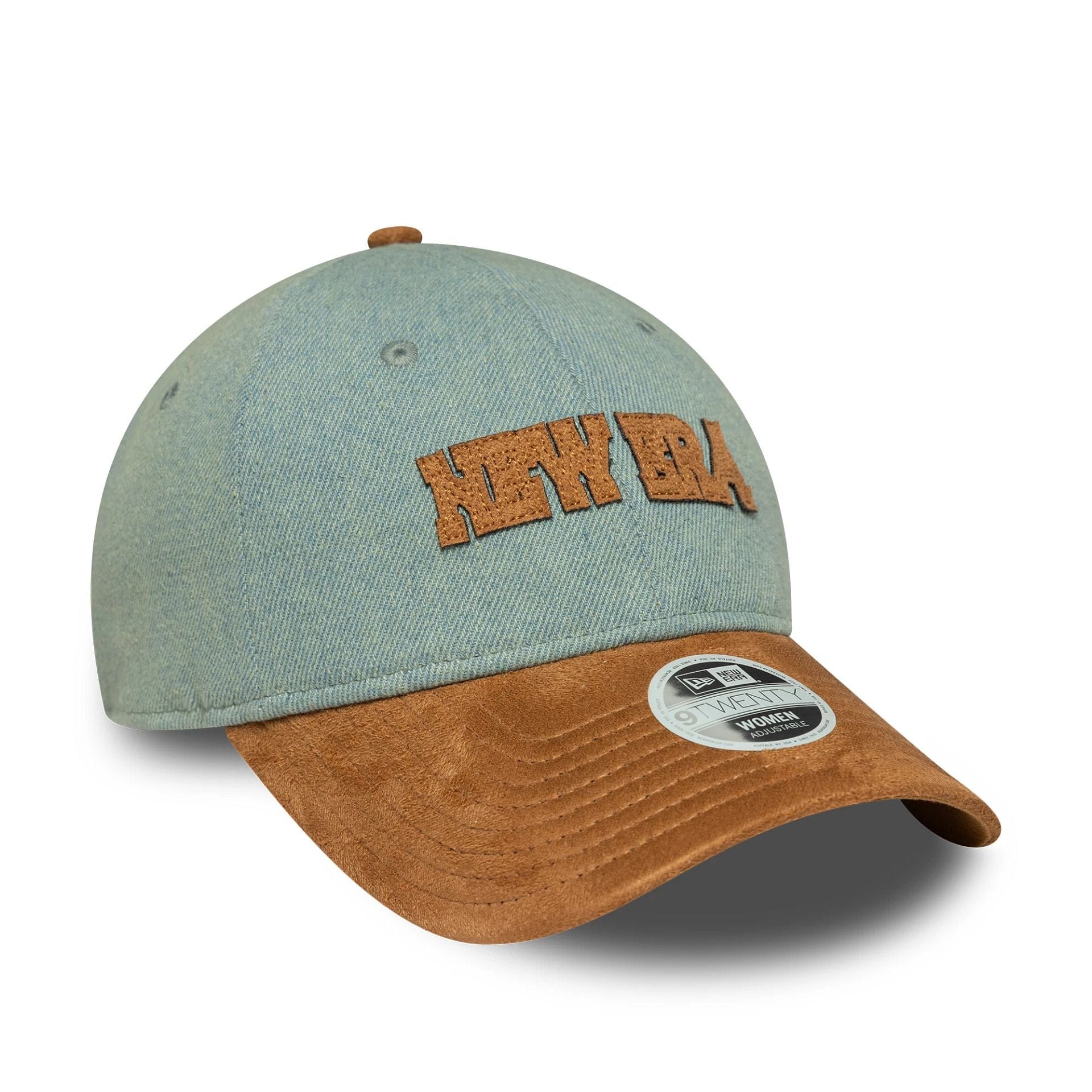 This is a Womens New Era Western Pastel Blue 9TWENTY Adjustable Cap 3