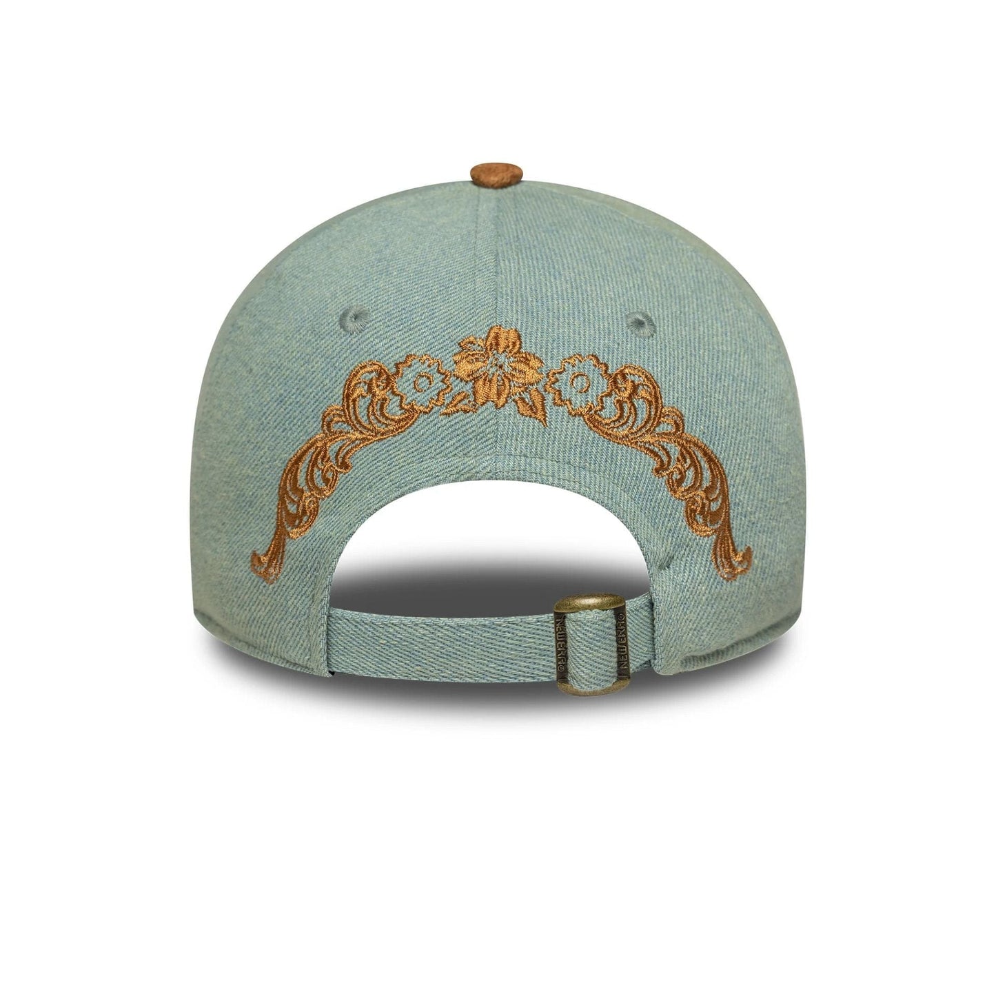 This is a Womens New Era Western Pastel Blue 9TWENTY Adjustable Cap 4