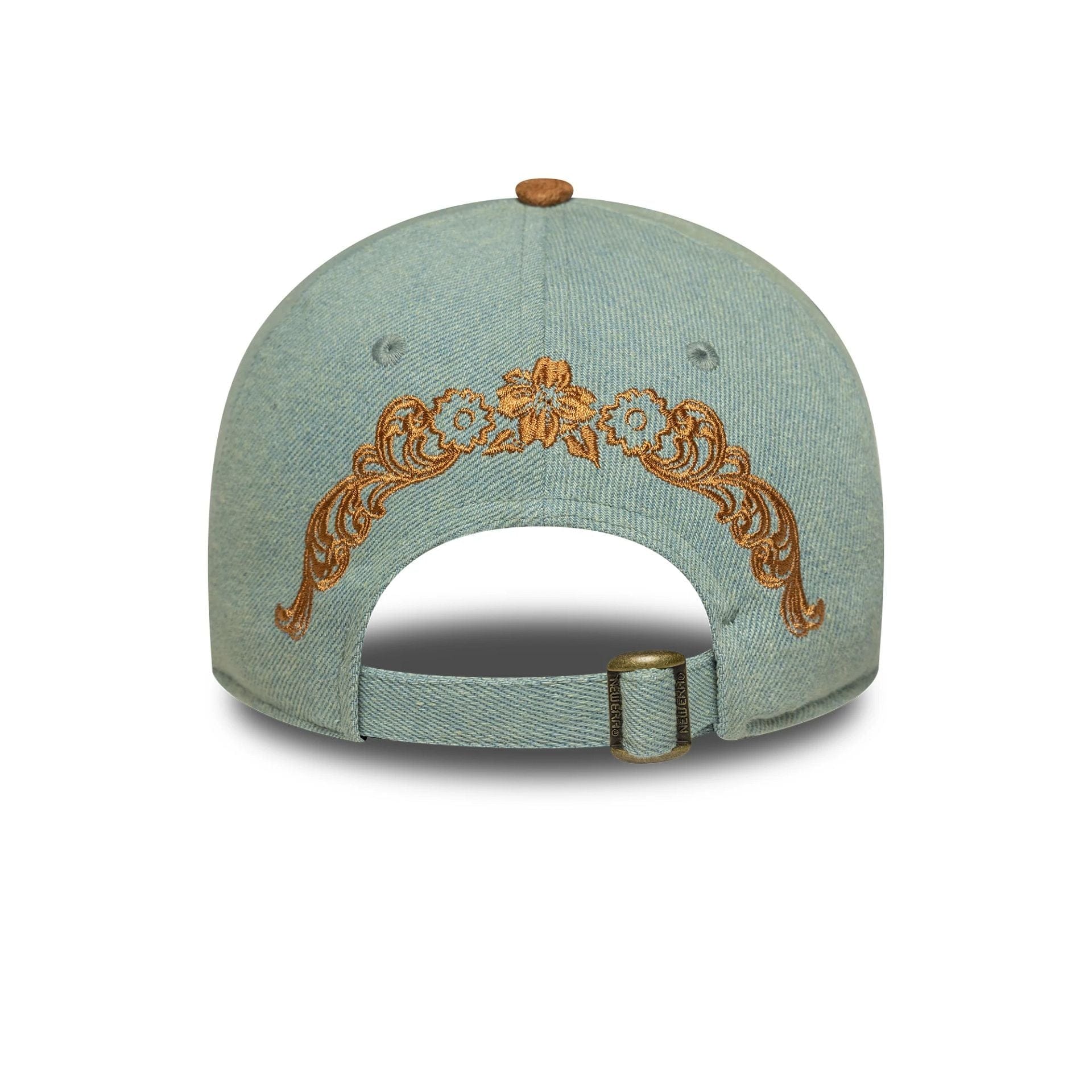 This is a Womens New Era Western Pastel Blue 9TWENTY Adjustable Cap 4