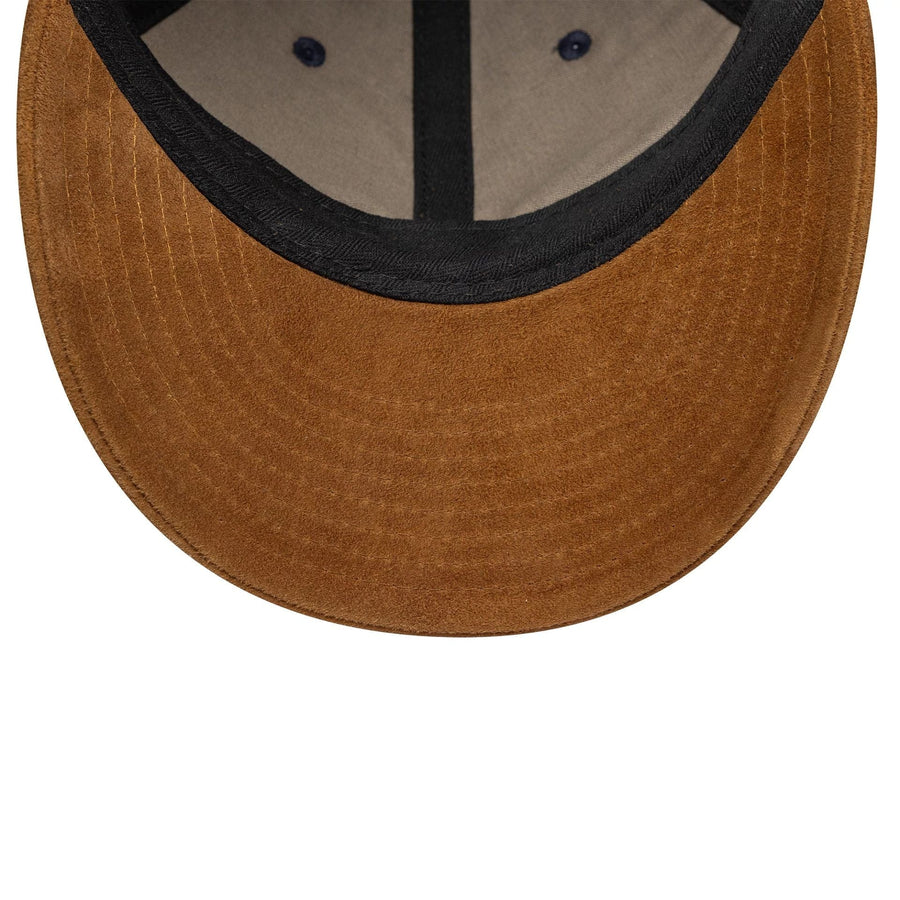 This is a New Era Karo Wool Navy Retro Crown 9FIFTY Adjustable Cap 5