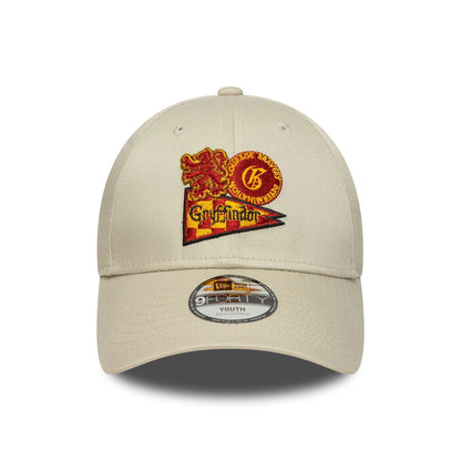 This is a Harry Potter Gryffindor Youth Warner Brothers Cream 9FORTY Adjustable Cap 2