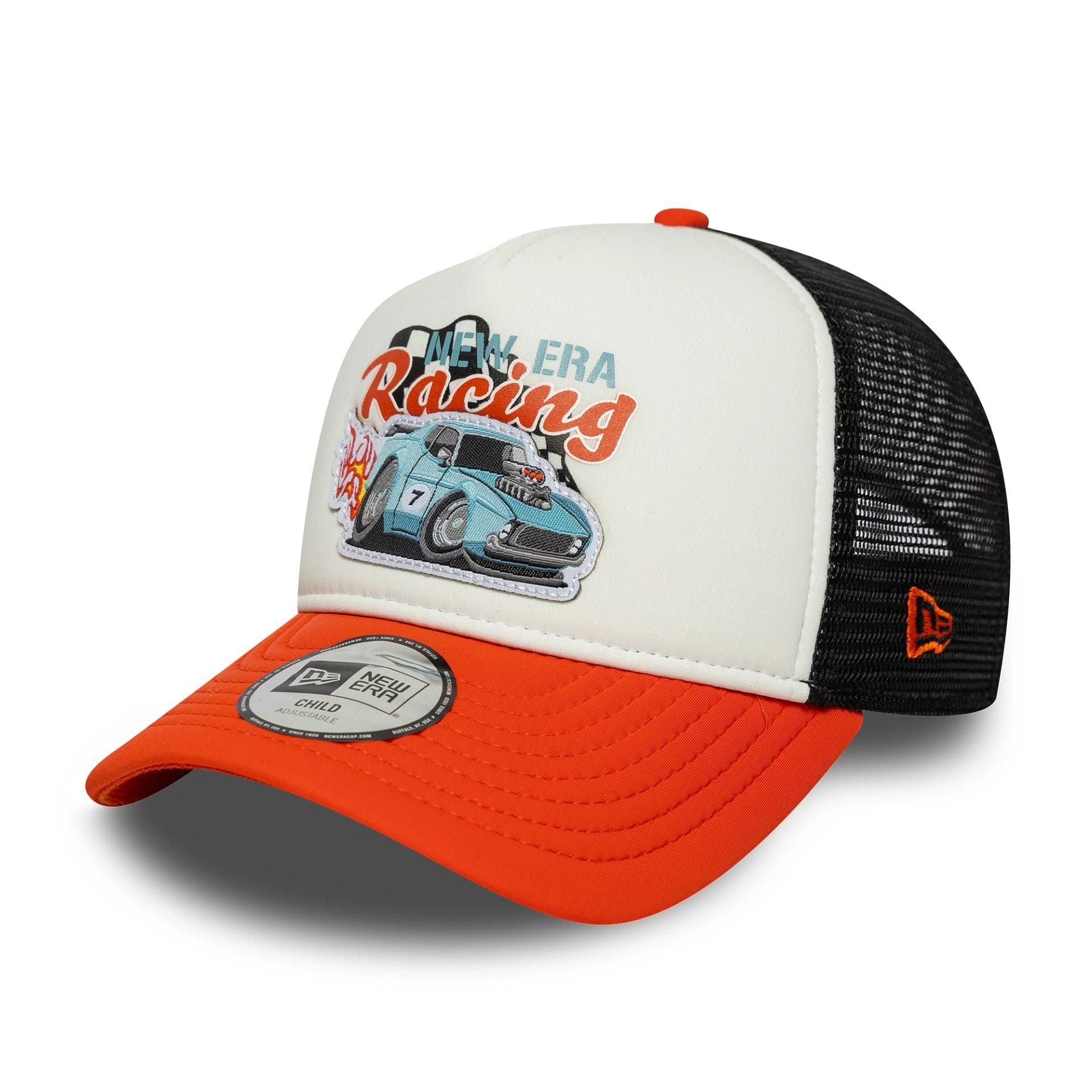 ピカ NEW ERA Youth 9FORTY A-Frame Trucker Youth New Era Patch 9FORTY A-Frame Trucker Cap | New Era Cap UK
