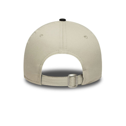 This is a Las Vegas Raiders Youth NFL Colour Block Cream 9FORTY Adjustable Cap 4