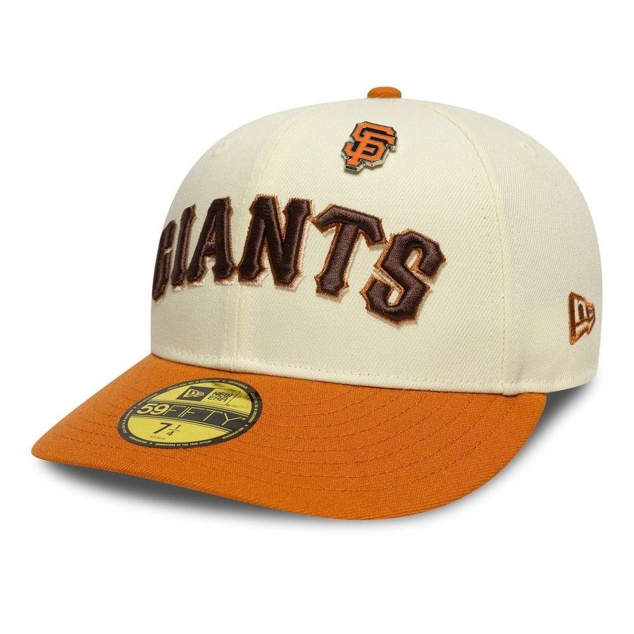 This is a San Francisco Giants MLB All Star Game Pin Cream 59FIFTY Fitted Cap 4