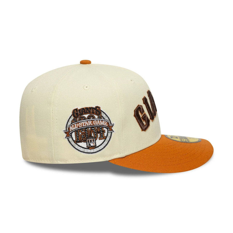 This is a San Francisco Giants MLB All Star Game Pin Cream 59FIFTY Fitted Cap 6