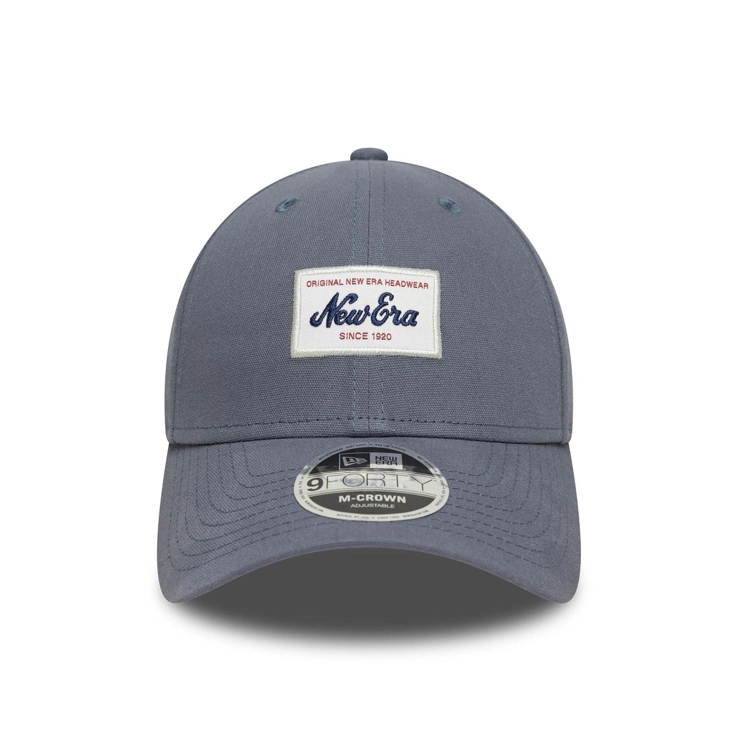 This is a New Era Patch Dark Blue 9FORTY M-Crown Adjustable Cap 2