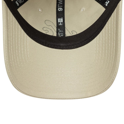 This is a New Era Boucle Cream 9TWENTY Adjustable Cap 5