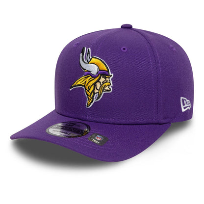 This is a Minnesota Vikings NFL Patch Purple 9SEVENTY Stretch-Snap Adjustable Cap 4