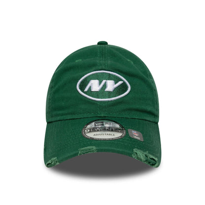 This is a New York Jets NFL Wash Green 9TWENTY Adjustable Cap 2