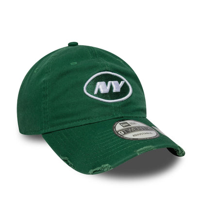 This is a New York Jets NFL Wash Green 9TWENTY Adjustable Cap 3
