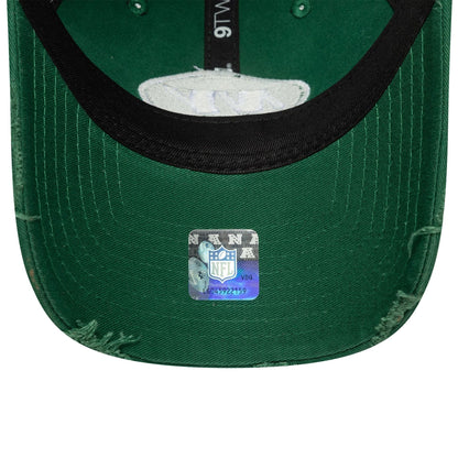 This is a New York Jets NFL Wash Green 9TWENTY Adjustable Cap 5