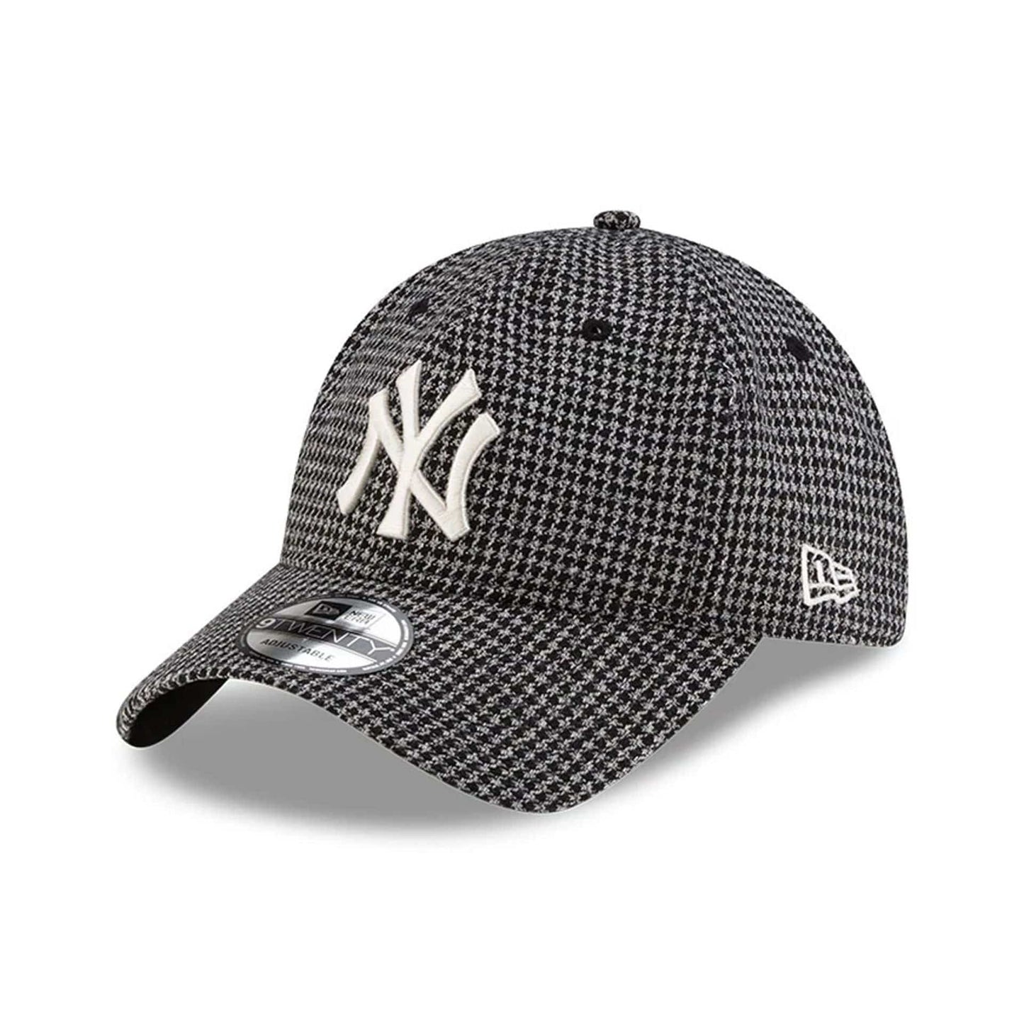 This is a New York Yankees MLB Houndstooth Black 9TWENTY Adjustable Cap 2