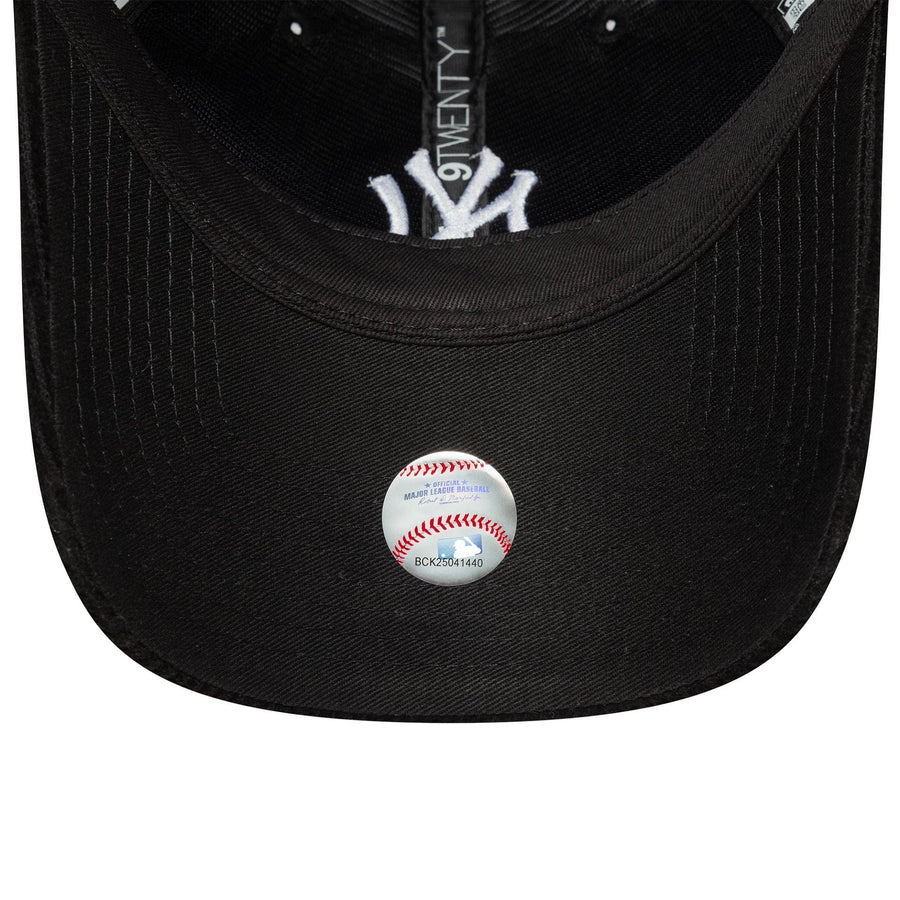 This is a New York Yankees MLB Cord Black 9TWENTY Adjustable Cap 5