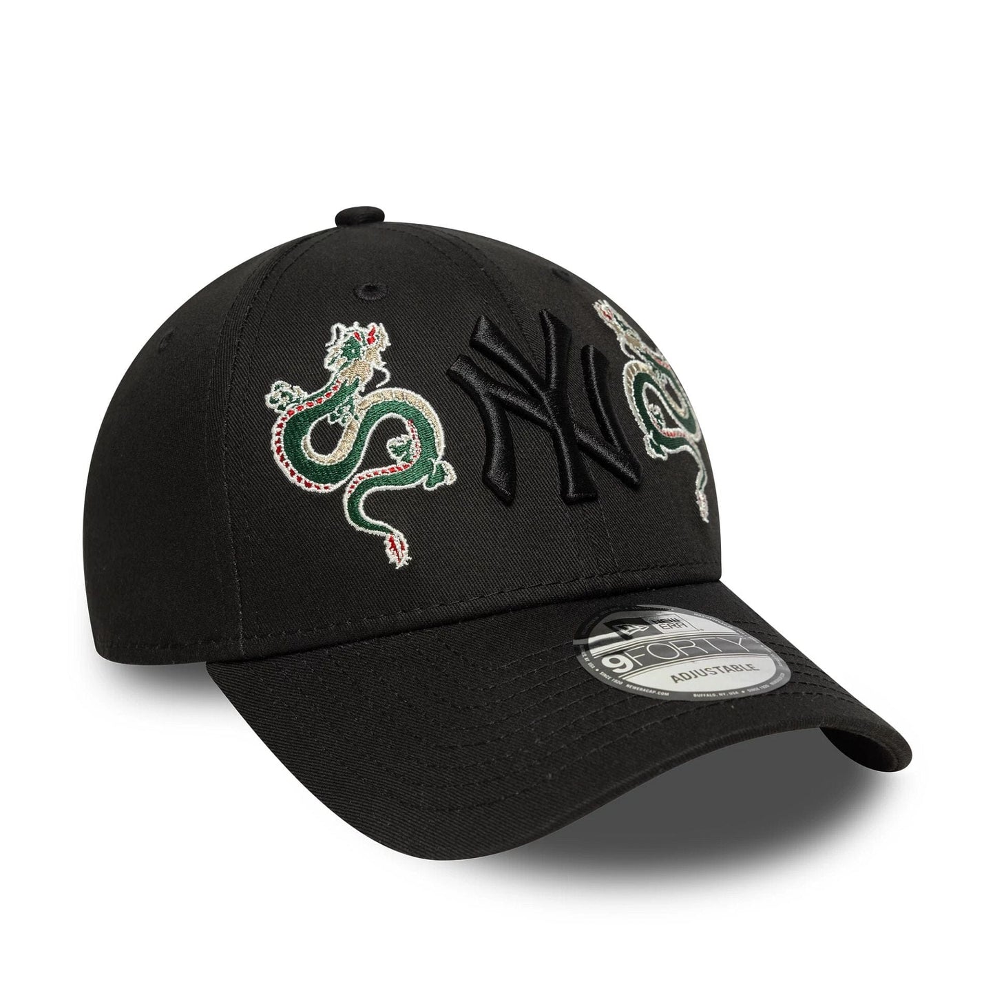 This is a New York Yankees MLB Icon Black 9FORTY Adjustable Cap 3