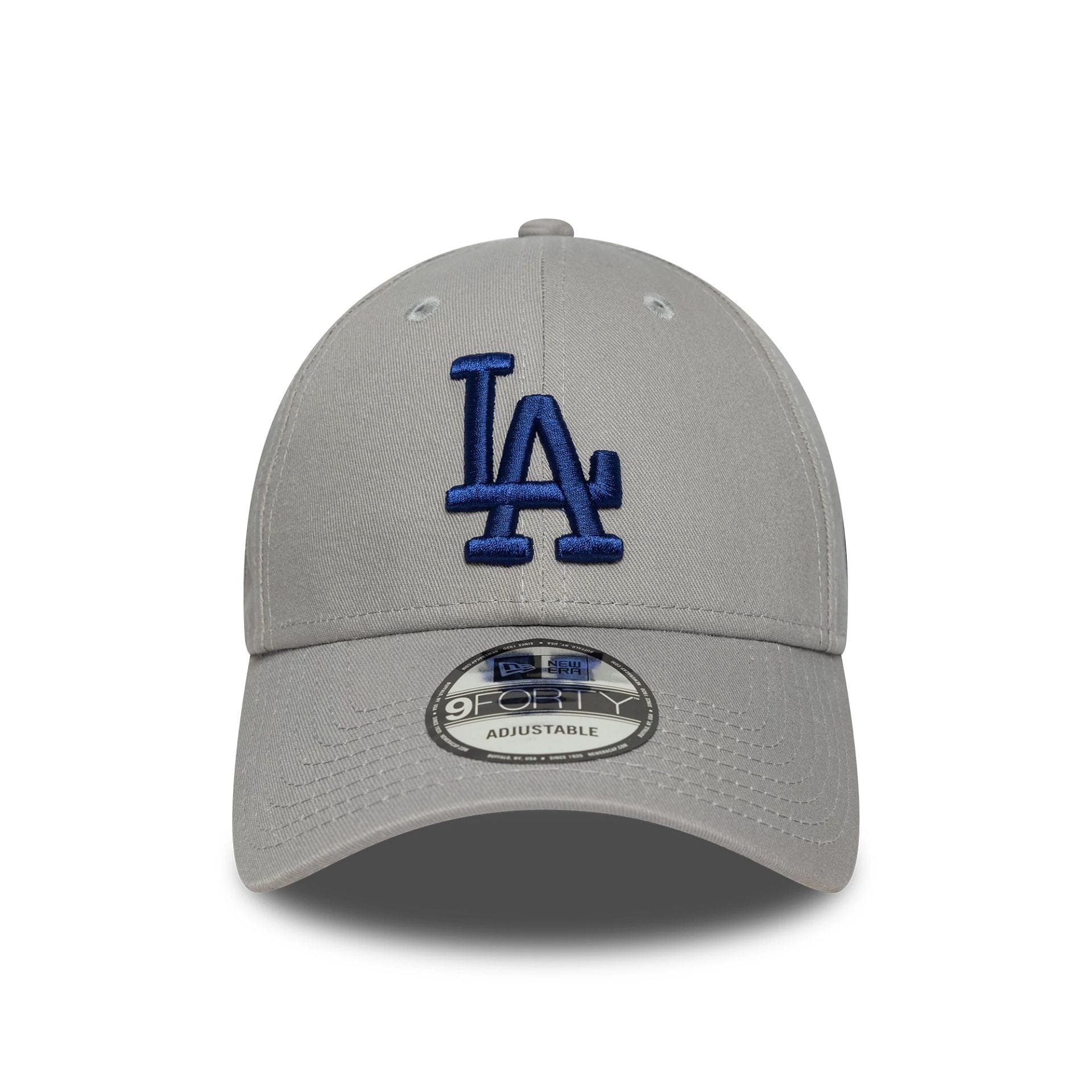 This is a LA Dodgers MLB Side Patch Grey 9FORTY Adjustable Cap 2