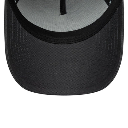 This is a New York Yankees MLB Metallic Dark Grey 9FORTY E-Frame Adjustable Cap 5