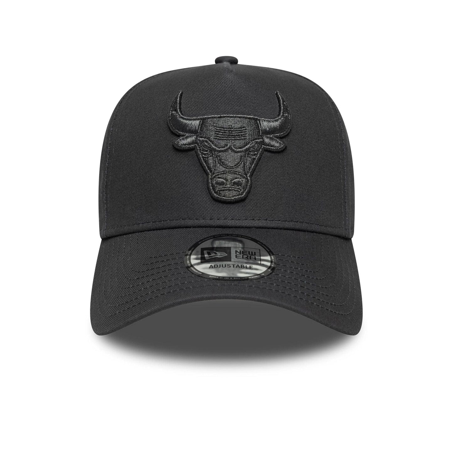 This is a Chicago Bulls NBA Metallic Dark Grey 9FORTY E-Frame Adjustable Cap 2
