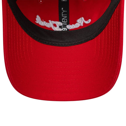 This is a Womens New Era City Red 9TWENTY Adjustable Cap 5