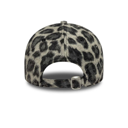 This is a LA Dodgers Womens MLB Cosy Animal Grey Leopard 9FORTY Adjustable Cap 4