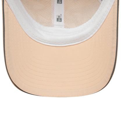 This is a New York Yankees Womens MLB Flawless Pastel Pink Pony Tail Adjustable Cap 5