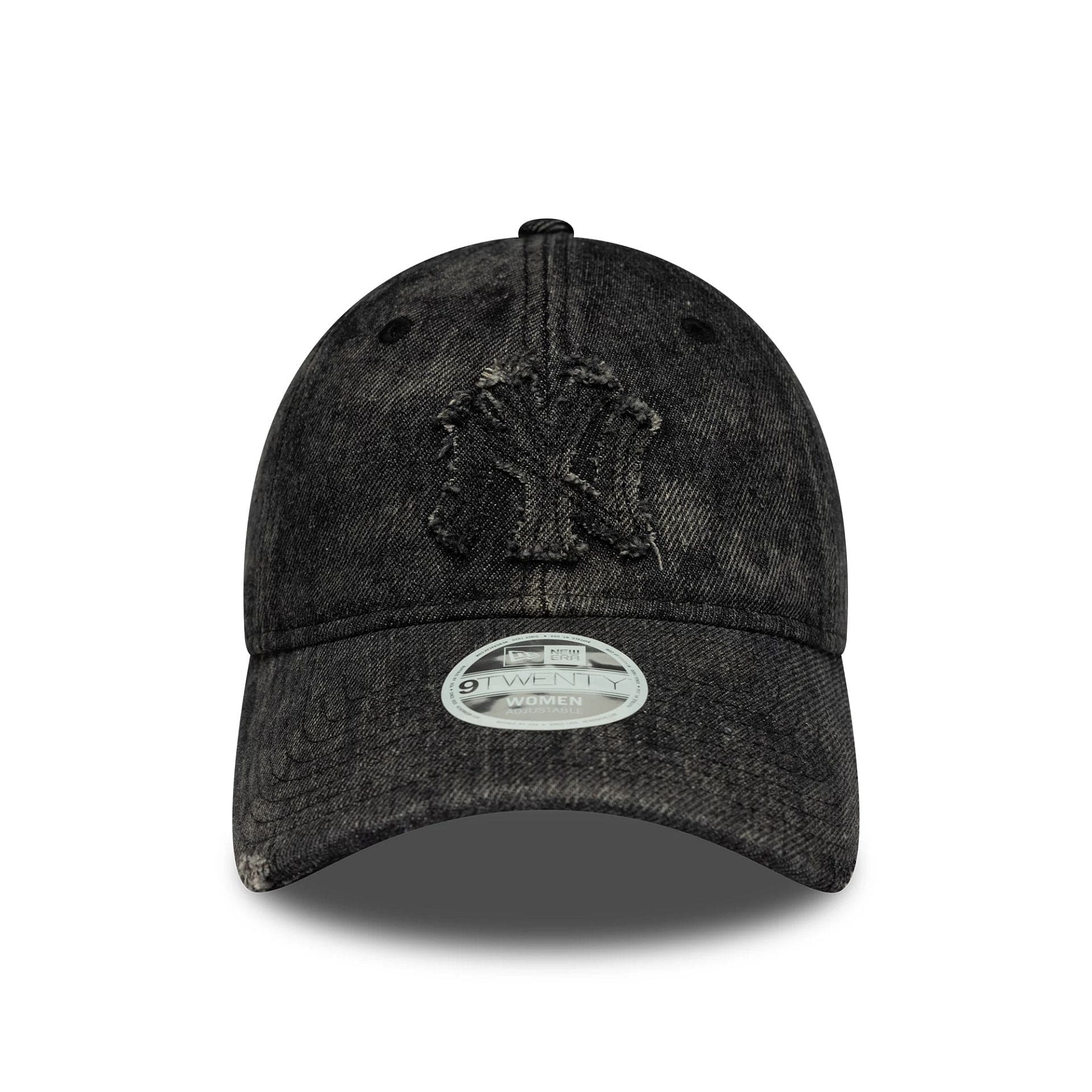 This is a New York Yankees Womens MLB Stone Denim Black 9TWENTY Adjustable Cap 2