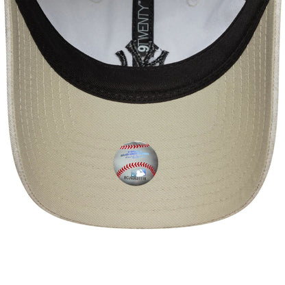 This is a New York Yankees Womens MLB Animal Cream 9TWENTY Adjustable Cap 5