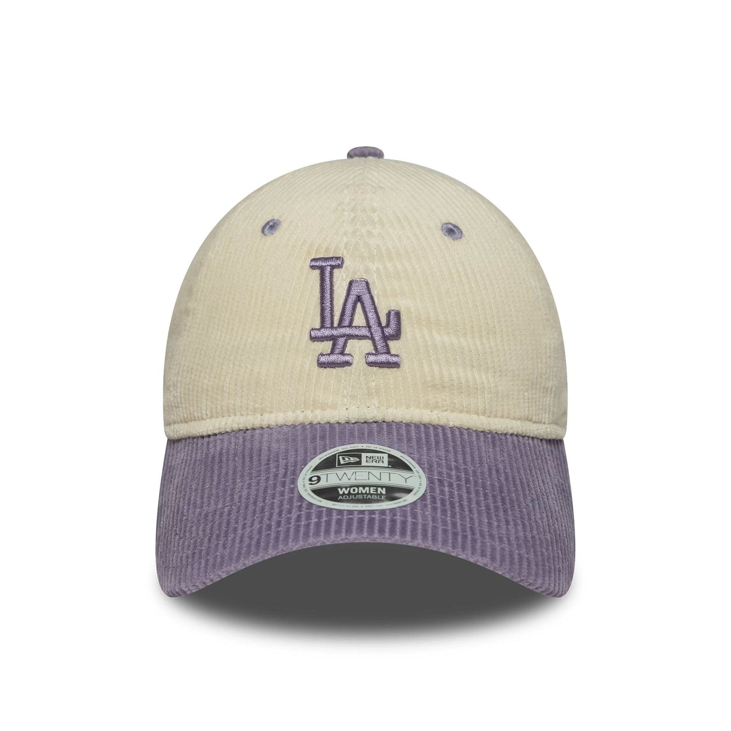 This is a LA Dodgers Womens MLB Block Cord Cream 9TWENTY Adjustable Cap 2