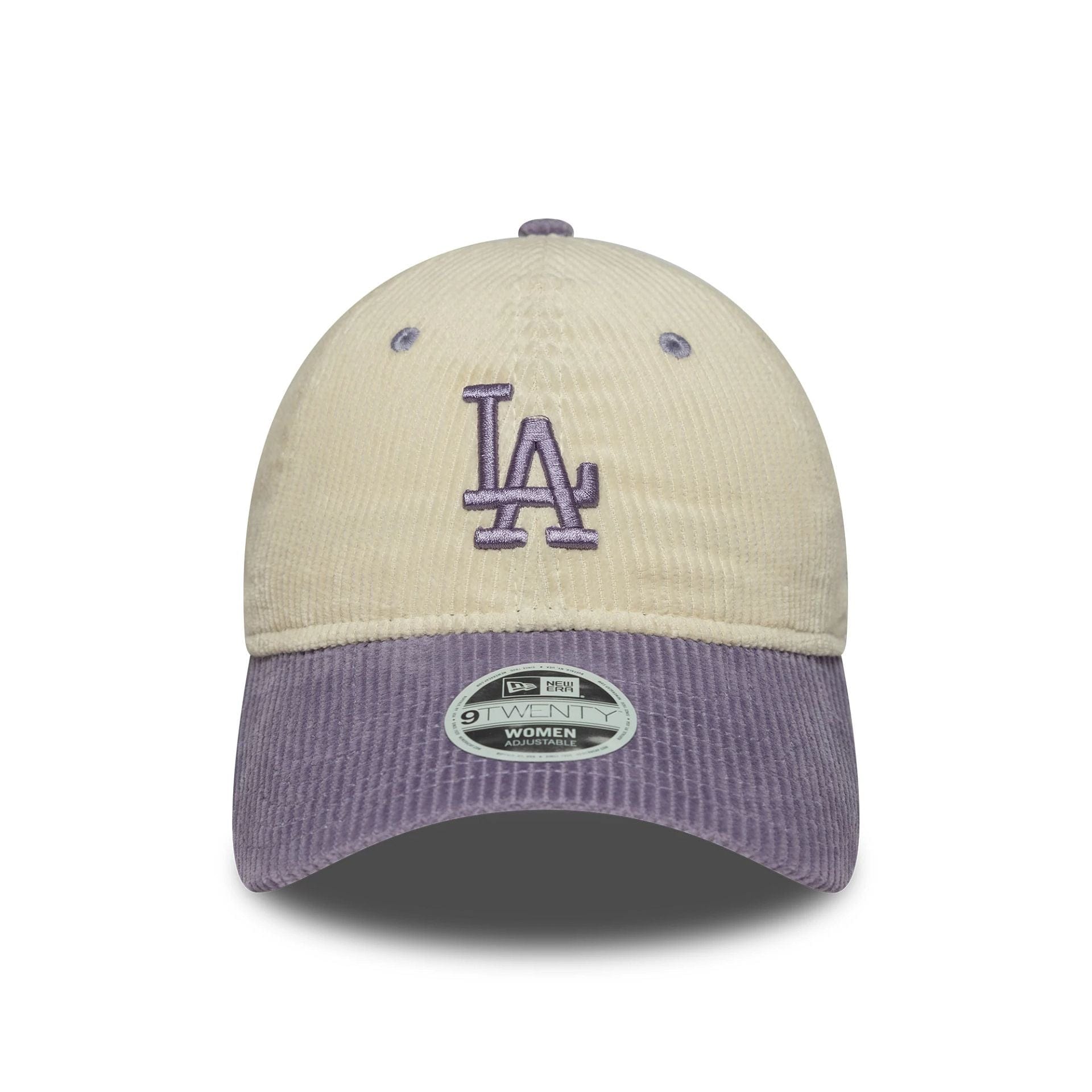 This is a LA Dodgers Womens MLB Block Cord Cream 9TWENTY Adjustable Cap 2