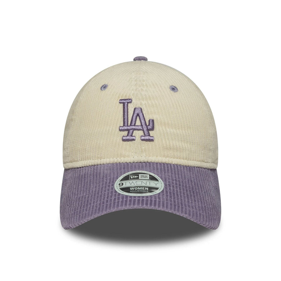 This is a LA Dodgers Womens MLB Block Cord Cream 9TWENTY Adjustable Cap 2