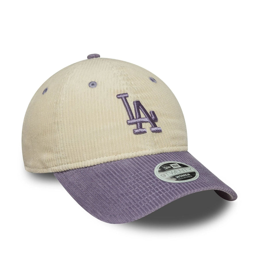 This is a LA Dodgers Womens MLB Block Cord Cream 9TWENTY Adjustable Cap 3