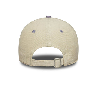 This is a LA Dodgers Womens MLB Block Cord Cream 9TWENTY Adjustable Cap 4