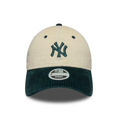This is a New York Yankees Womens MLB Block Cord Cream 9TWENTY Adjustable Cap 2