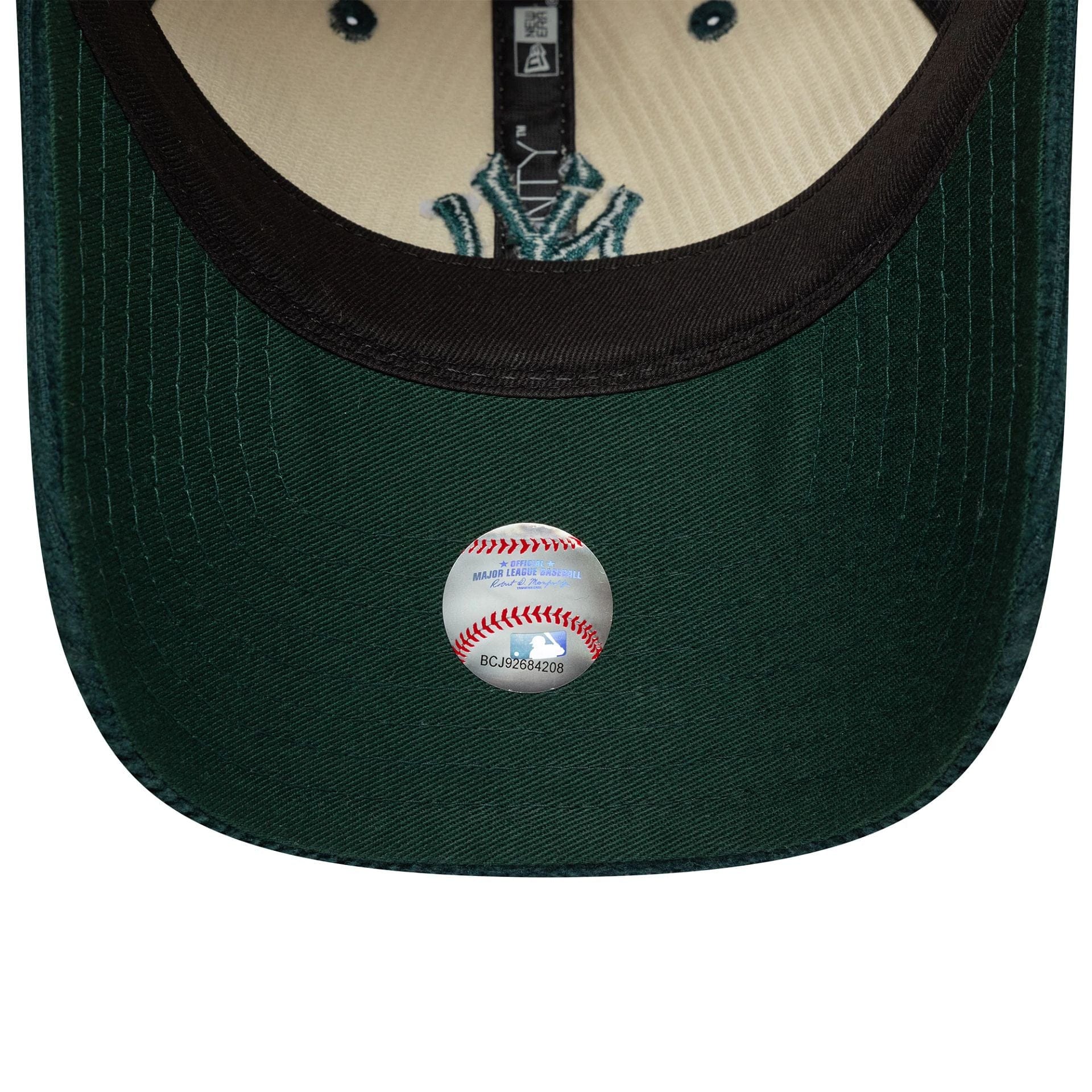 This is a New York Yankees Womens MLB Block Cord Cream 9TWENTY Adjustable Cap 5