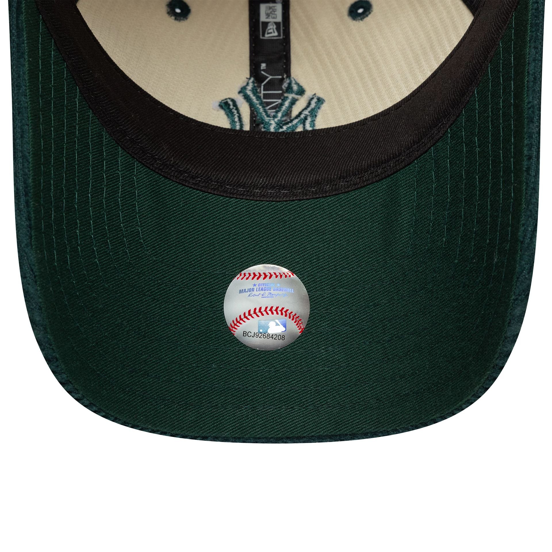 This is a New York Yankees Womens MLB Block Cord Cream 9TWENTY Adjustable Cap 5