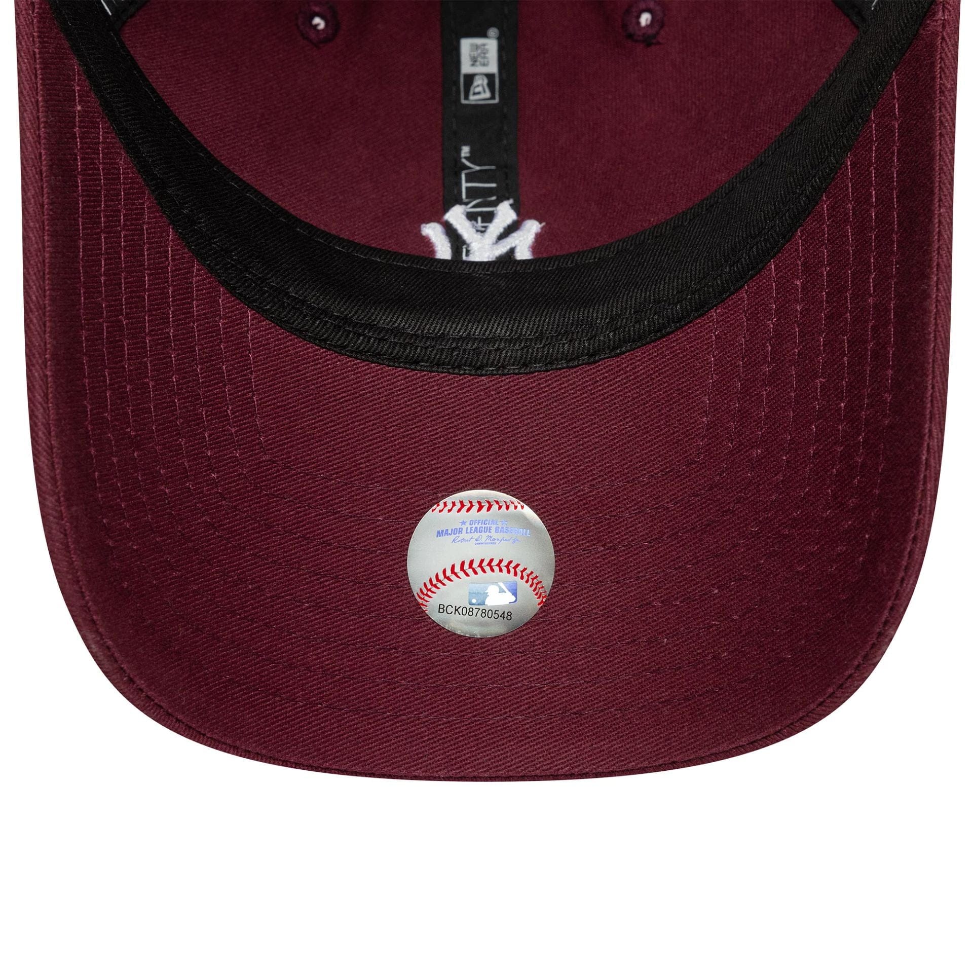 This is a New York Yankees MLB Mini Logo Dark Red 9TWENTY Adjustable Cap 4