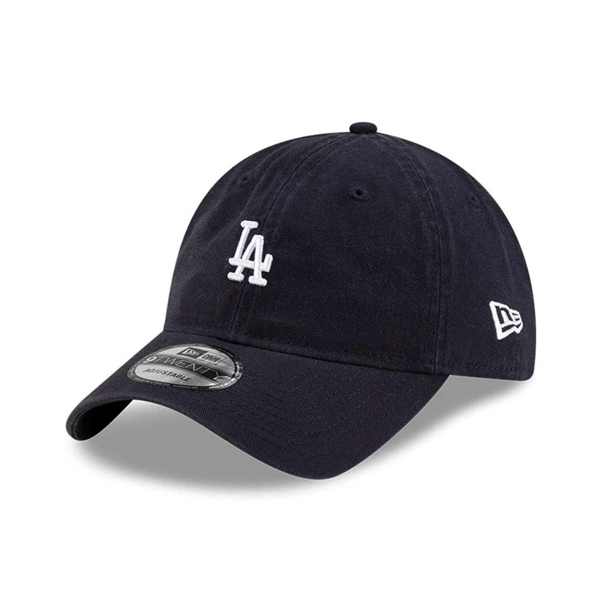 This is a LA Dodgers MLB Mini Logo Navy 9TWENTY Adjustable Cap 1